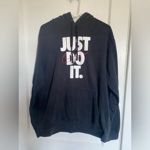 black Nike hoodie